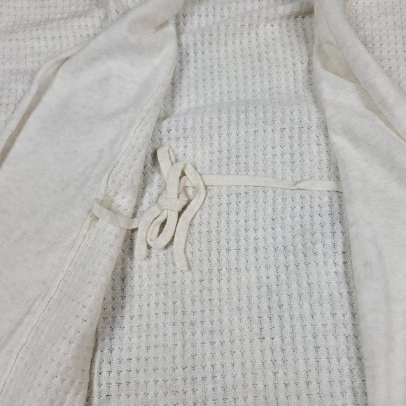 New UGG cream tie close short sleeves cardigan - Picture 4 of 11